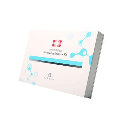 China Handmade Free Sample Luxury Skin Care Cream Custom Book Shaped Cardboard Pakage Make Up Box Unique Magnetic Gift Packaging Paper Boxes for sale