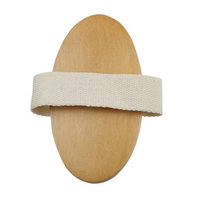 China Soft Natural Body Hair Natural Massage Brushes Wooden SPA Bath Shower Brush for sale