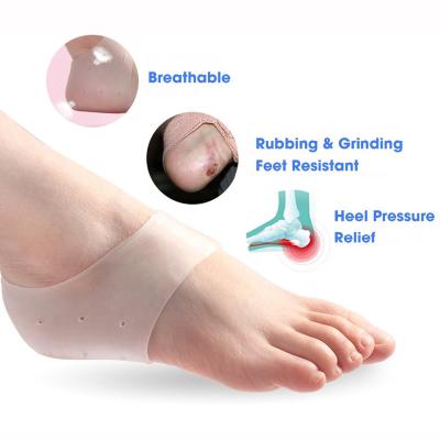 China Keep Wet For Foot Medical Foot Care Products Foot Care Products Anti-Slip Foot Heel Cracked Heel Pad for sale