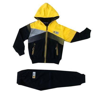 China Wholesale Casual Kids Clothing Set French Terry Cardigan Sweater Sports Suits Kids Dress Sets for sale