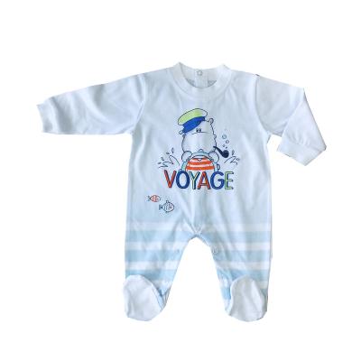 China Wholesale 100% Cotton Baby Boy Boutique Rompers Clothing Kids Long Sleeve Overalls Cartton Baby Romper for sale