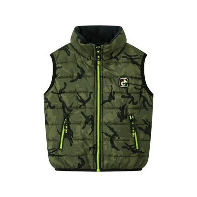 China Waterproof Hot Selling Kids Invest Boys Thick Padded Hoodie Vest For Winter Children Invest for sale