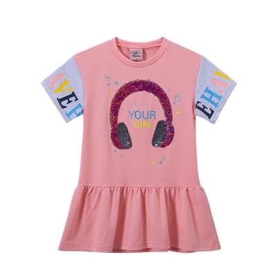 China 2021 Children's T-shirt Cute Baby T-shirt Breathable Short Sleeve Girl Shirt Kids Short Sleeve Baby Print Cotton T-shirt Babies for sale