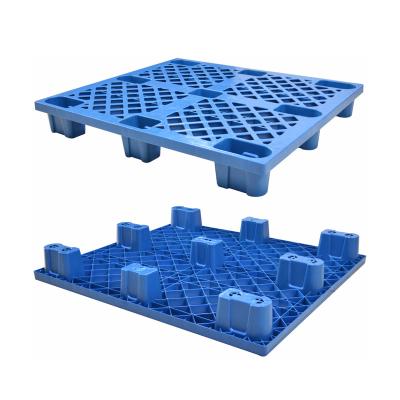 China Single Faced Medium Load 4 Way Entry 1200 X 1000 Plastic Pallet For Goods In Transit for sale