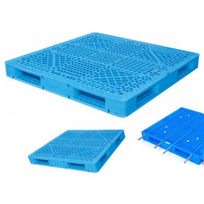 China Heavy Duty Large Double Faced Grid 1500*1300 Double Faced Plastic Pallet For Storage for sale