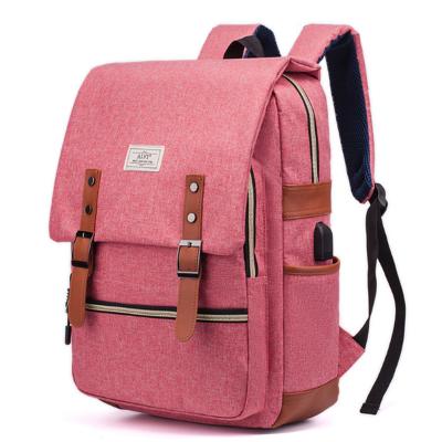 China With USB Stylish Backpack Oxford Travel Backpack Large Capacity Multifunctional Schoolbag For Both Boys And Girls for sale