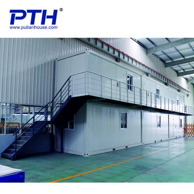 China Low cost modern well designed prefab steel house flat pack container prefab house in south africa for sale