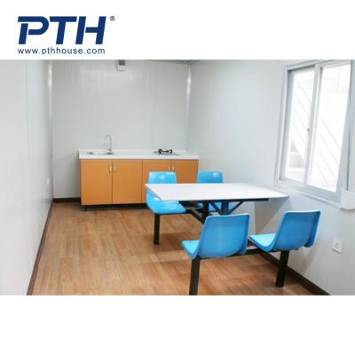 China PTH 20ft modern prefab modular container house for kitchen for sale