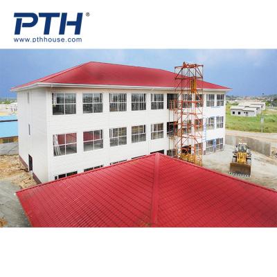 China Industrial Steel Structure Building Eco - Friendly House Prefabricated Steel Hotel In Gabon for sale