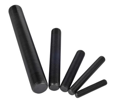 China DIN 975 Carbon Steel Threaded Rod Bar Grade 4.8/8.8/10.9/12.9 Black Threaded Stud for sale