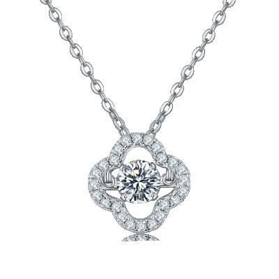 China Other design S925 shape style wholesale price fashion pendant necklace 0.5ct slivers of special moissanite diamonds various for sale