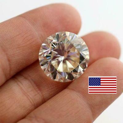 China Moissanite 1ct 2ct 3ct 5ct Various Size Eight Hearts White Loose Arrows Round Shape Synthetic Diamond 1ct 2ct 3ct 5ct Game Or Fire DEF VVS for sale