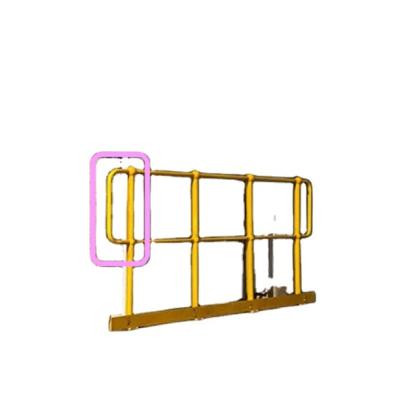 China Building Material Industrial Painted Steel Staircase Fencing Safety Rack for sale