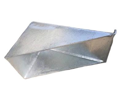 China Industry Q355 Laser Cut And Galvanized Triangle Weld Bracket for sale