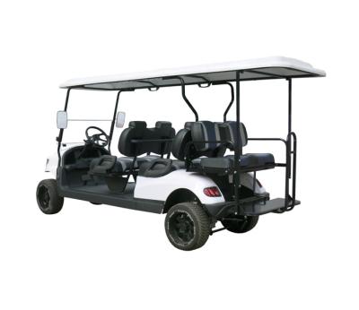 China Factory sales 23*10.5-14 hot style car 6 seats AC motor electric hunting golf cart for sale