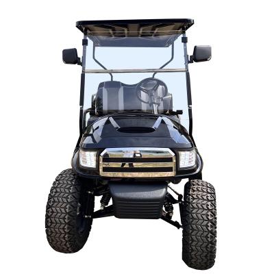 China 4 Seat Luxury Golf Carts With Curtis Controller GEL Maintenance Free Battery 23x10.5-14 for sale