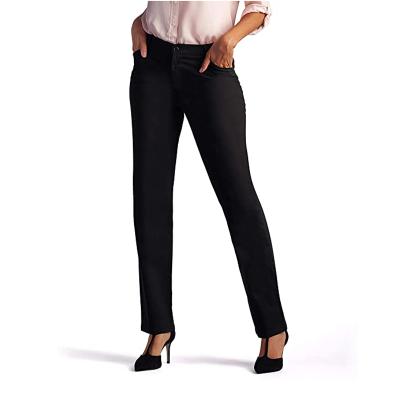 China High Quality Viable Long Version Loose Straight Zipper Placket Casual Pants For Women for sale