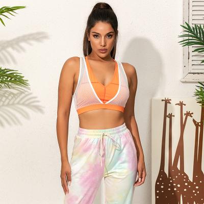 China New Arrivals Breathable Fitness Backless Yoga Tank Tops Shockproof Quick Drying Breathable Women Pretty for sale