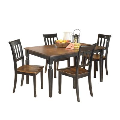 China Wholesale Regular Elegant High Quality Glossy Paint Solid Wood Modern Dining Room Furniture Set Regular Reclaimed Rectangle Dining Tables for sale