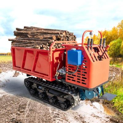 China Dump New Products Hydraulic Crawler Transport Truck Mini Diesel Hydraulic Track Dumper Agricultural Truck For Sale for sale