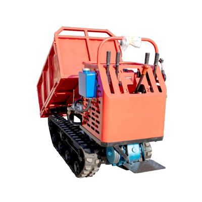 China Dump Hydraulic Hot Sale Farm Garden Universal Mini Crawler Dumper Mini Track Truck For Cheap for sale