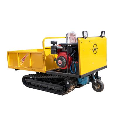 China Small Hydraulic 1.8 Ton Dump Price Load Crawler Mini Transporter Self Loading Crawler Dumper Garden Dumper For Farm for sale