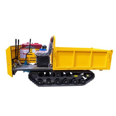 China Mini Crawler Dumper New Factory Direct Sales Hydraulic Dump Self Loading Offroad Mini Truck Tracked Dumper For Cheap for sale