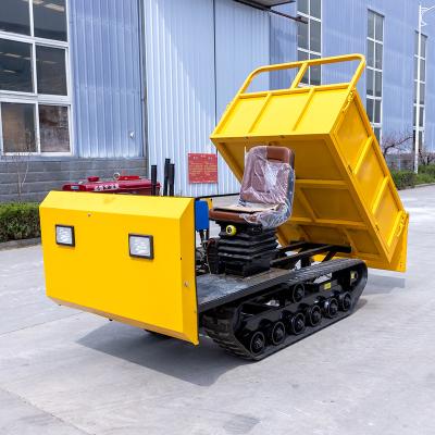 China Cheap Palm Hydraulic Transport Truck Crawler Unloader Farm Large Capacity Dump Truck Offroad Dumper for sale