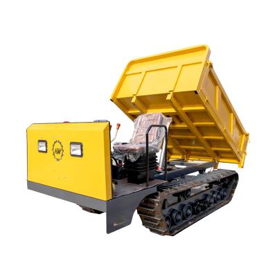 China Universal Hw3000L Mini Track Self Loading Truck Crawler Dumper For Farm Garden < 4L for sale