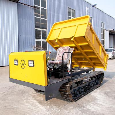 China Low Speed ​​Crawler Truck Self Loading Off-Road Mini Truck 3 Ton Load Crawler Dumper < 4L for sale