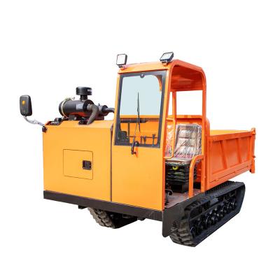 China High Quality Mini Track Dumper Truck Small Crawler Dumper Truck With Graber < 4L for sale