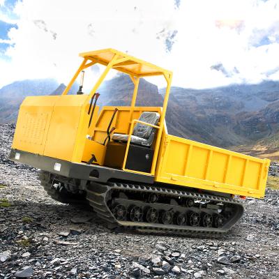 China 6 Ton Load Crawler Low Speed ​​Truck Dumper All Terrain Safety Off Road Crawler Hauler For Sale < 4L for sale