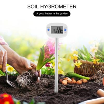 China Soil On Sale Digital LCD Monitors Soil Temperature Hygrometer Moisture Meter Temperature Humidity Tester With Probe Garden Tools for sale