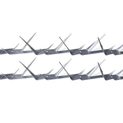 China Protective Medium Size Galvanized Steel Wall Spike Anti Climb Spike For Fence Top for sale