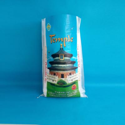 China Recyclable 25kg, 30kg, 50kg pp woven rice china packing bag Suppliers in Filipino for sale