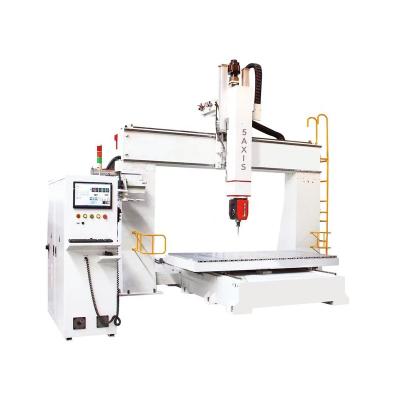 China Fiberglass Wood Foam Making CNC Milling Machine 5 Axis Machining Center Metal Mold Engraving Router For Foam for sale