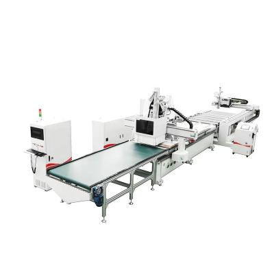 China High Productivity Hotels Multi-Axis M4 -1537d CNC Nesting Router For Working Wood Panel Furniture Manufacturing for sale