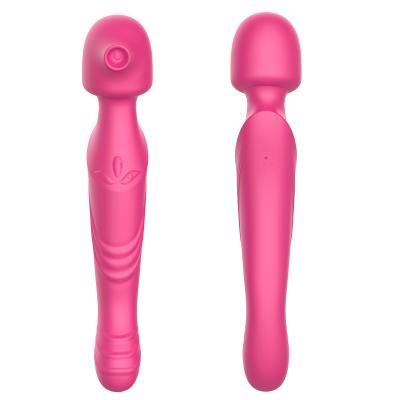 China Skin Friendly G Spot Sucker Vibrators Waterproof Rechargeable Clitoris Stimulator With 10 Suction Vibration for sale