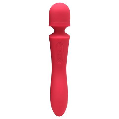 China Heating Function Rechargeable Silicone Magic Wand Personal Massager for Women for sale