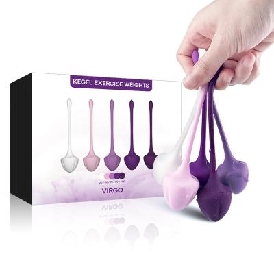 China Portable High Quality Ultimate Safe Kegel Ball Waterproof Silicone Comfort Kegel Balls For Women for sale