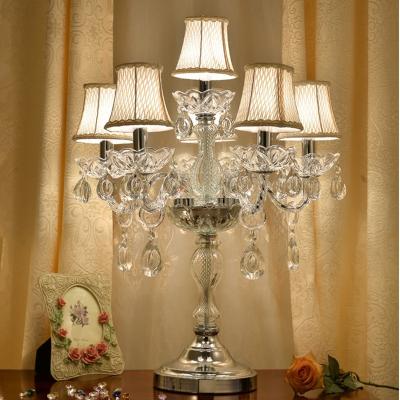 China EUROPEAN China hotel bedroom modern crystal murano table lamp for sale