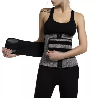 China Breathable Neoprene Sauna Shaper Waist Trainer Sweat Slimming Corset Belt For Women Weight Loss Compression Trimmer Workout Fitness for sale