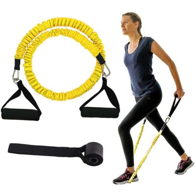 China Easy Rubber Elastic Fitness Bands Yoga Tubes Pull Rope For Workout Exercise for sale