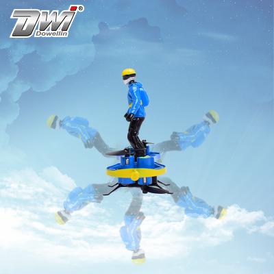 China RC Hobby DWI Dowellin Parachute Skateboard Drone Radio Control Flying Toy with New Design for sale