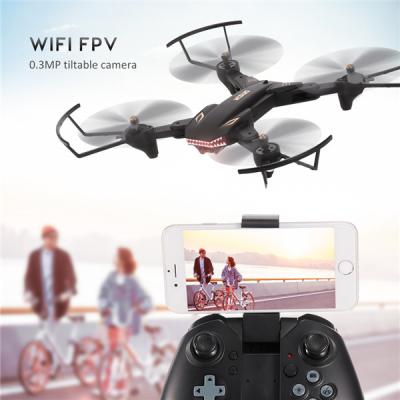 China Radio Control Toy Long Flight Time Foldable Selfie Drone With Wifi FPV Camera Drone RC Helicopter for sale