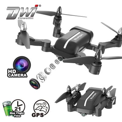 China Drohne DWI gps 5G dual 1080p hd camera drone brushless professional with long min fly 21 time for sale