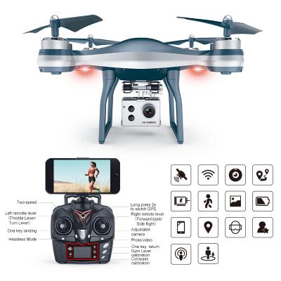 China Drone With Camera 1080p wifi 1080p DWI GPS Camera 500M Long Range Drone With Long Fly Time for sale