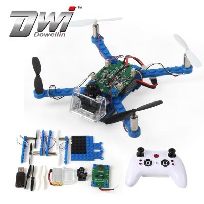 China DIY Building Block DWI Dowellin 2.4G Kits Flight DIY Electronic Sight Drone D For Kids for sale