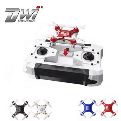 China DWI Plastic Dowellin 4CH Mini Pocket RC Quadcopter One Head Return Nano Drone For Kids for sale