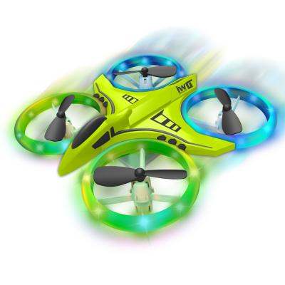 China With Hold Mini Altitude Drone For Kids With LED Lights Crash Proof One Key Take Off Small Landing Flight Flips RC Toys Drones For Beginners for sale